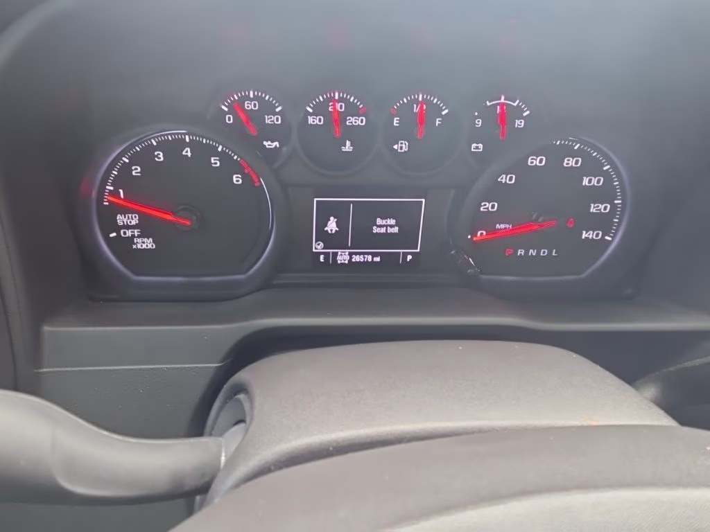 2024 Red Hot Chevrolet Silverado 1500 Custom 4X4 Truck