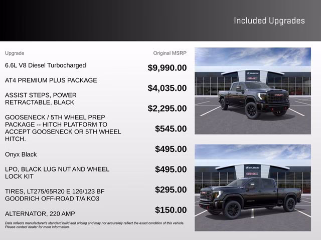 2026 Onyx Black GMC Sierra 2500HD AT4 4X4 Truck