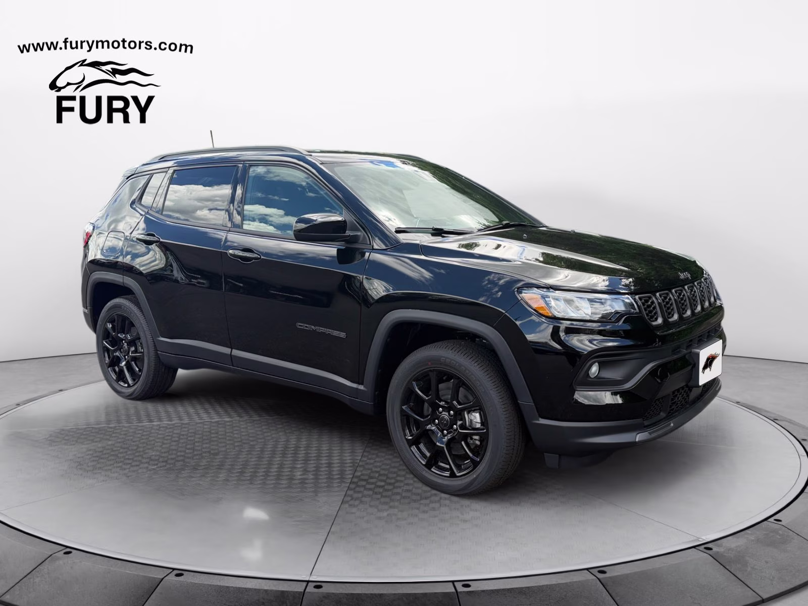 2026 Diamond Black Crystal Pearlcoat Jeep Compass Latitude 4X4 SUV