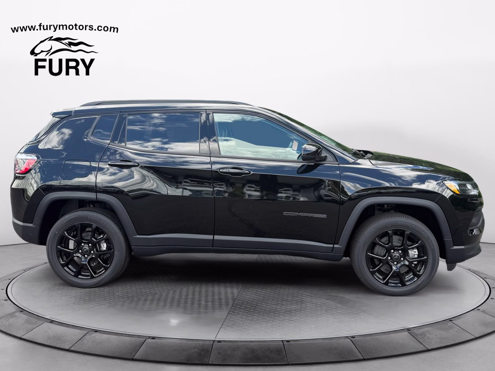 2026 Diamond Black Crystal Pearlcoat Jeep Compass Latitude 4X4 SUV