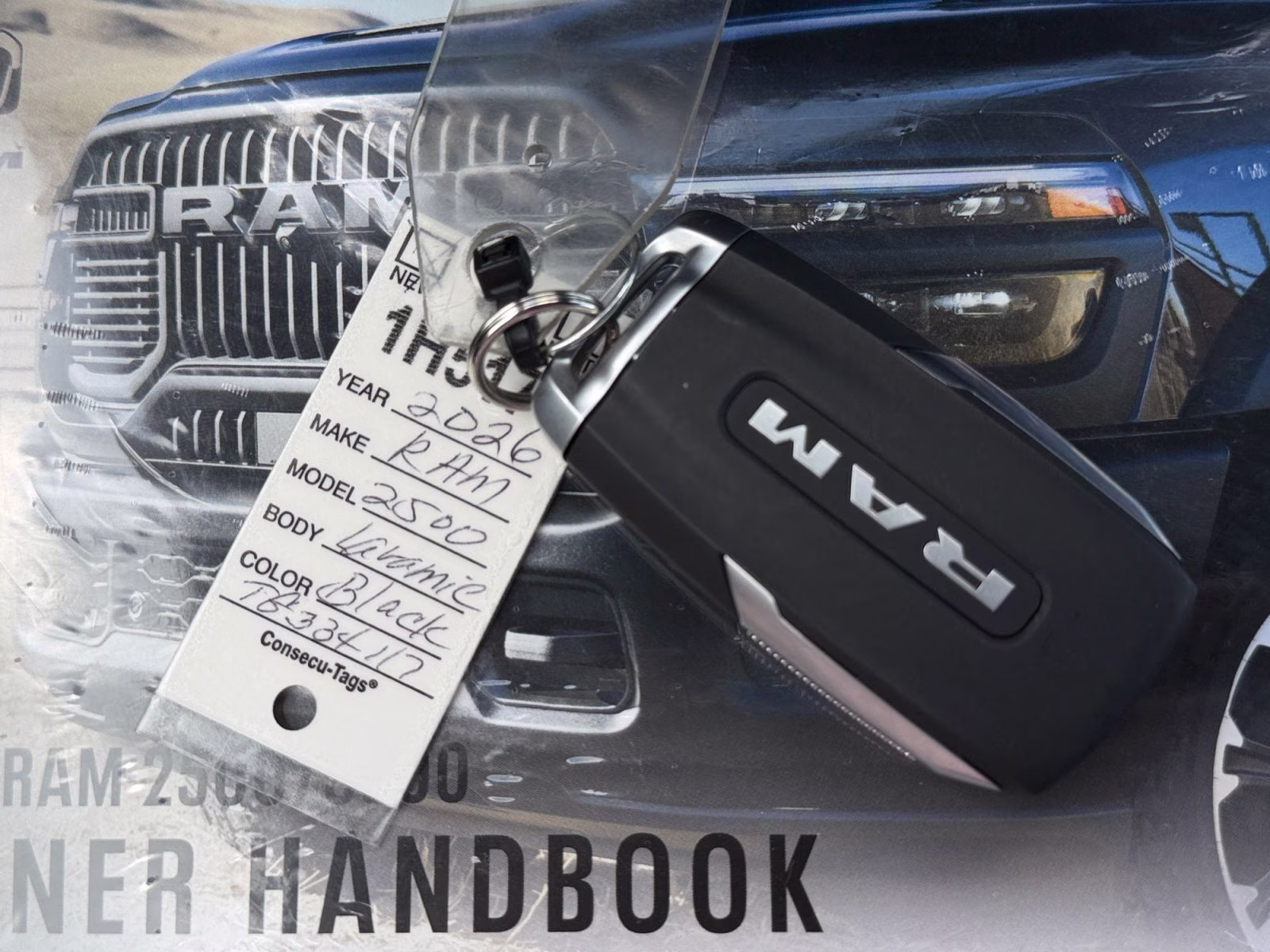 2026 Diamond Black Crystal Pearlcoat Ram 2500 Laramie 4X4 Truck