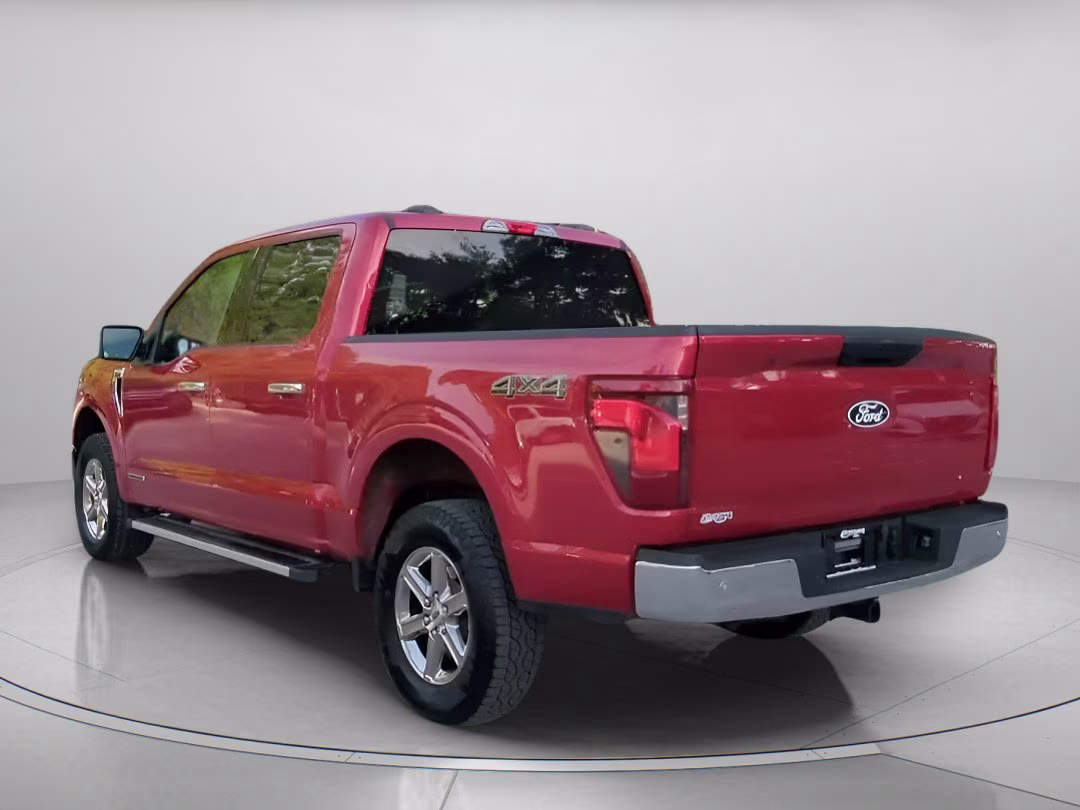 2025 Rapid Red Metallic Tinted Clearcoat Ford F-150 XLT Crew Cab Pickup 4X4 Truck