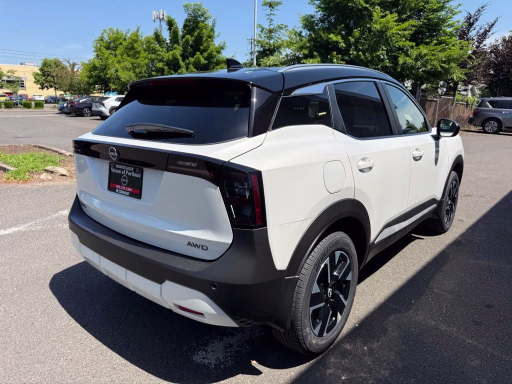 2026 Aspen White/Super Black Nissan Kicks SV AWD SUV