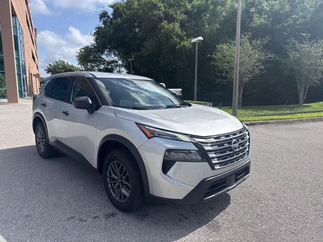 2024 Brilliant Silver Metallic Nissan Rogue S FWD SUV