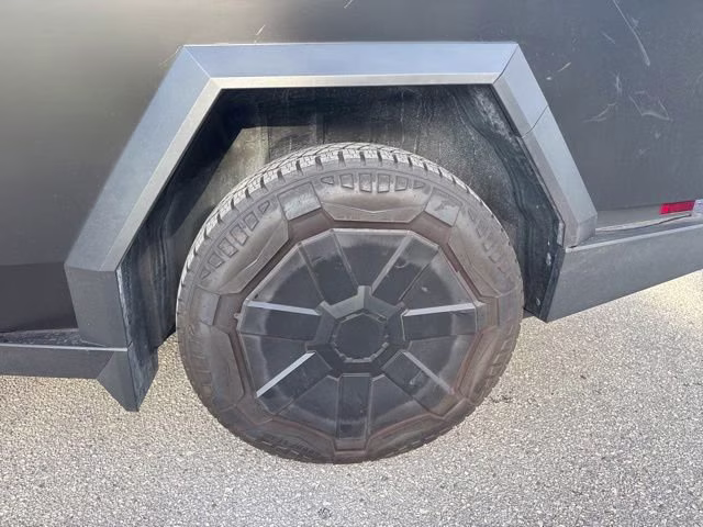2024 Stainless Steel Tesla Cybertruck Cyberbeast Crew Cab Pickup AWD Truck
