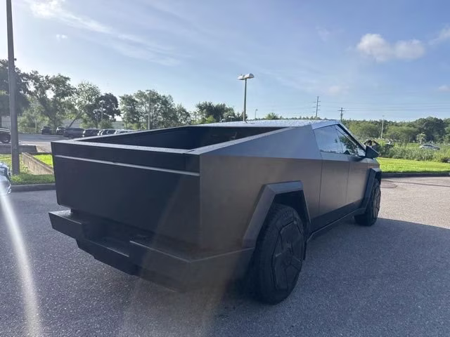 2024 Stainless Steel Tesla Cybertruck Cyberbeast Crew Cab Pickup AWD Truck