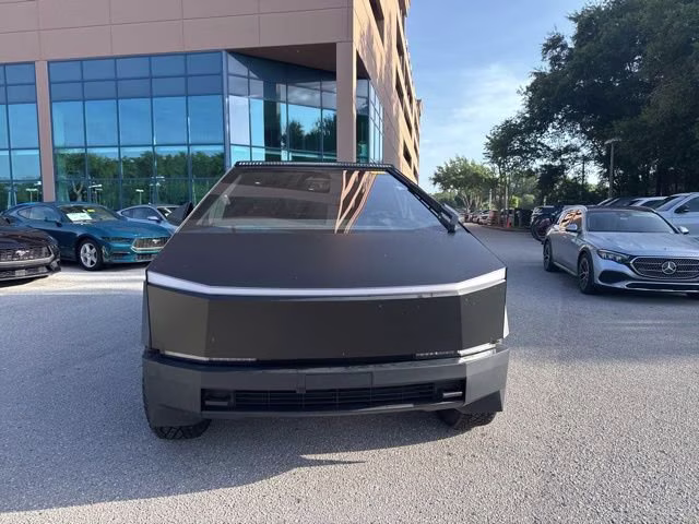 2024 Stainless Steel Tesla Cybertruck Cyberbeast Crew Cab Pickup AWD Truck