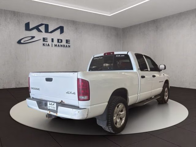 2002 Bright White Clearcoat Dodge Ram 1500 SLT 4X4 Truck