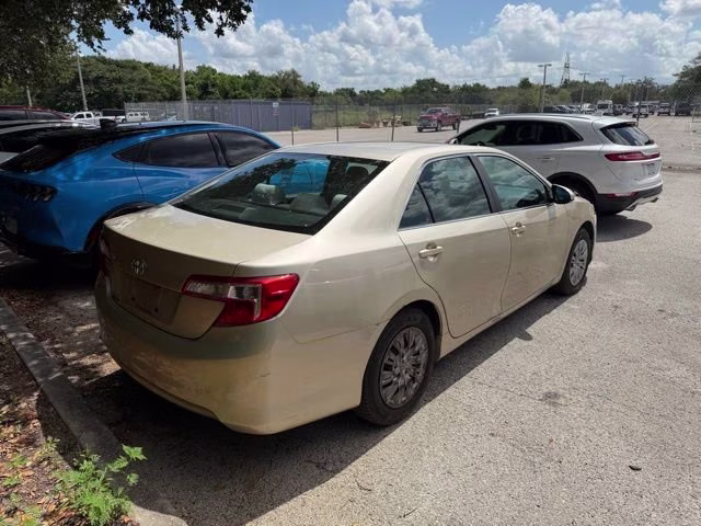 2012 Sandy Beach Metallic Toyota Camry L FWD Sedan