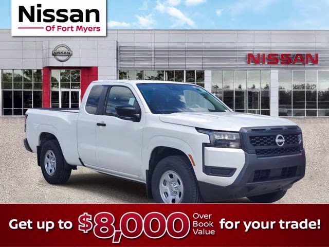 2026 Glacier White Nissan Frontier S RWD Truck