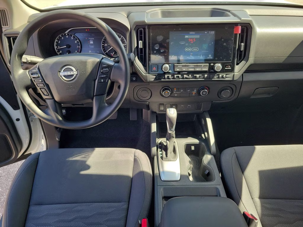 2026 Glacier White Nissan Frontier S RWD Truck