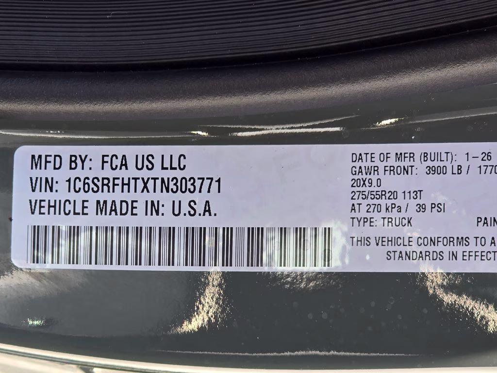 2026 Canyon Lake Ram 1500 Limited 4X4 Truck