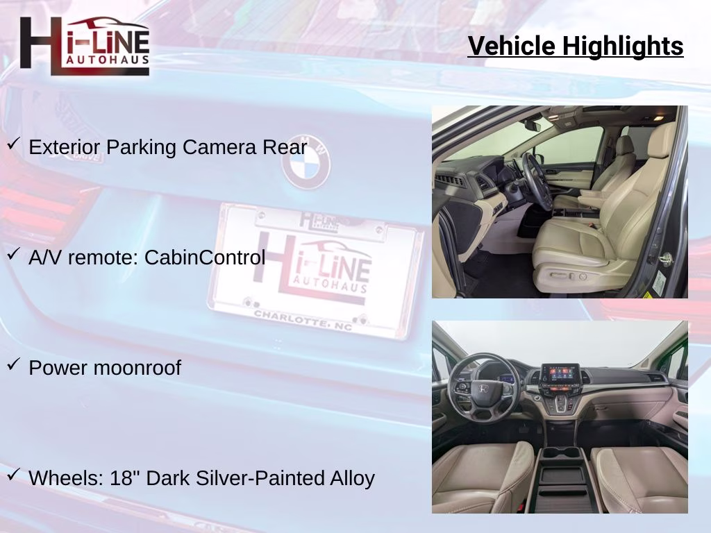 2019 Forest Mist Metallic Honda Odyssey EX-L FWD Van