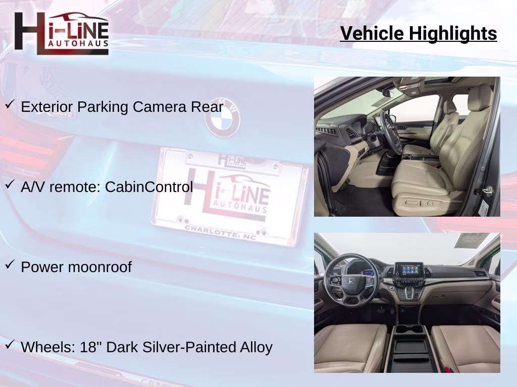 2019 Forest Mist Metallic Honda Odyssey EX-L FWD Van