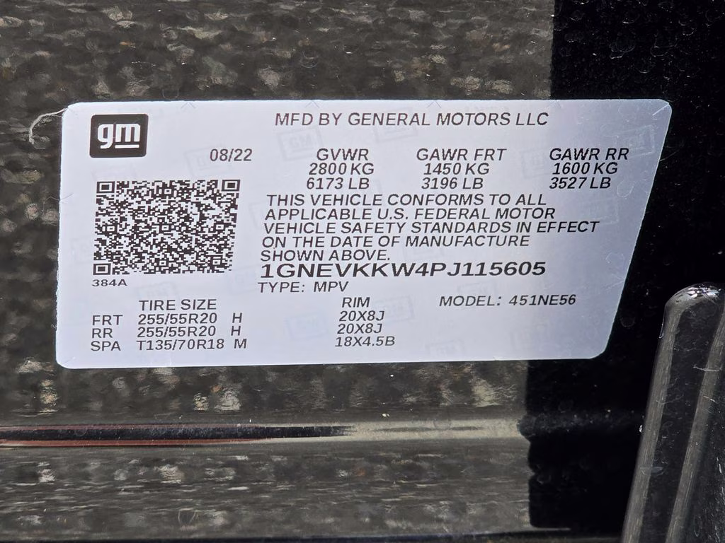 2023 Mosaic Black Metallic Chevrolet Traverse Premier AWD SUV