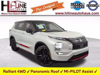 2024 White Diamond/Black Roof Mitsubishi Outlander SE Ralliart AWD SUV