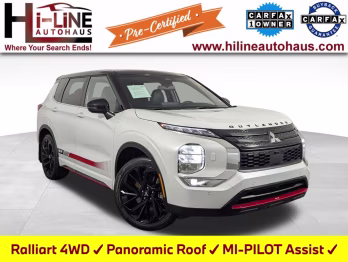 2024 White Diamond/Black Roof Mitsubishi Outlander SE Ralliart AWD SUV