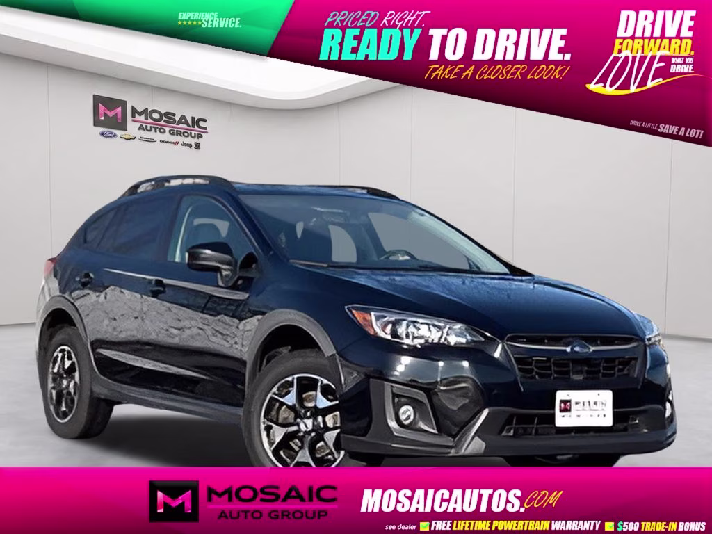 2018 Crystal Black Silica Subaru Crosstrek 2.0i Premium AWD SUV