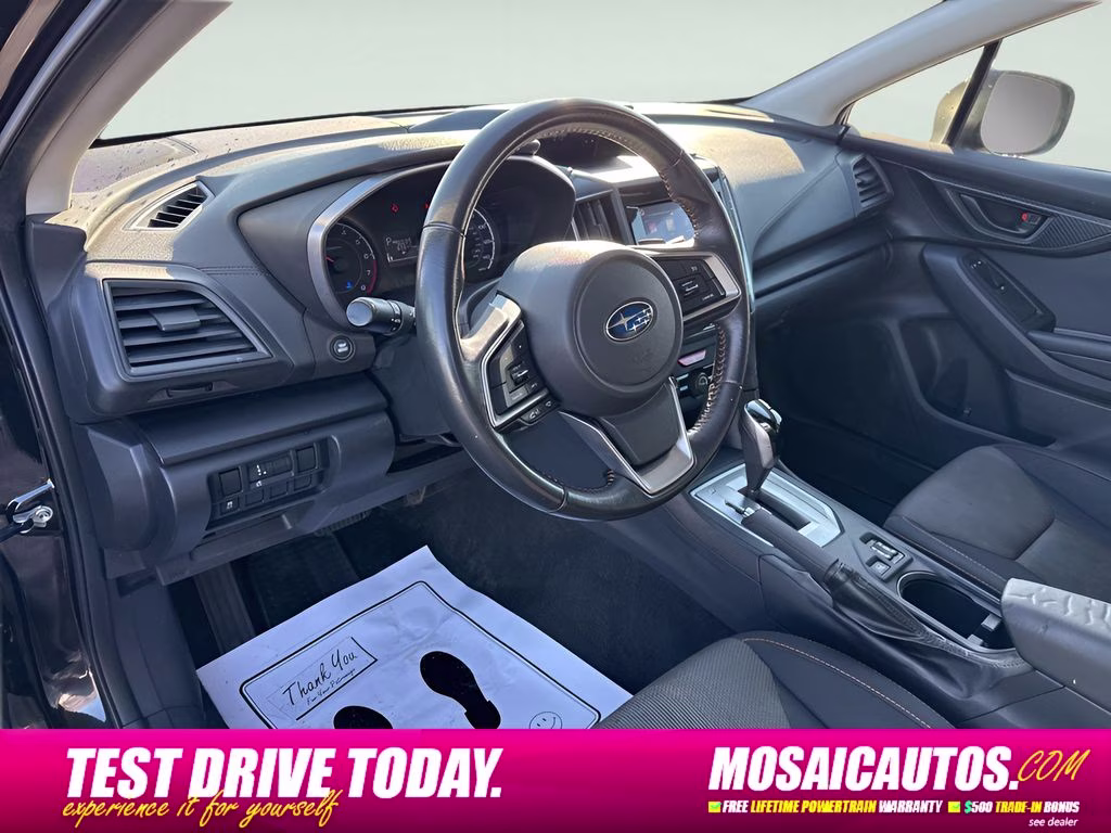 2018 Crystal Black Silica Subaru Crosstrek 2.0i Premium AWD SUV