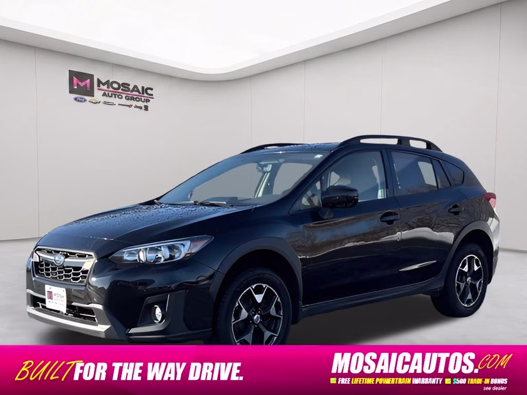 2018 Crystal Black Silica Subaru Crosstrek 2.0i Premium AWD SUV