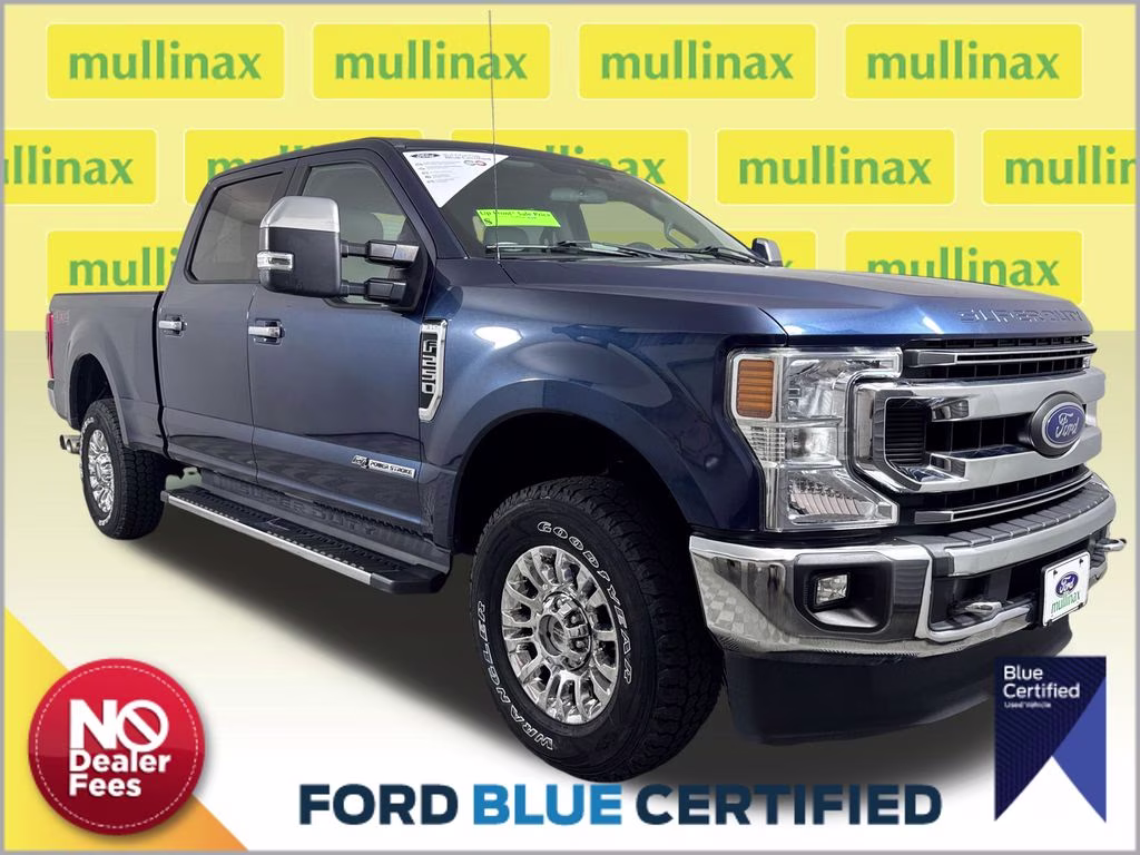 2020 Blue Jeans Metallic Ford Super Duty F-250 SRW XLT 4X4 Truck