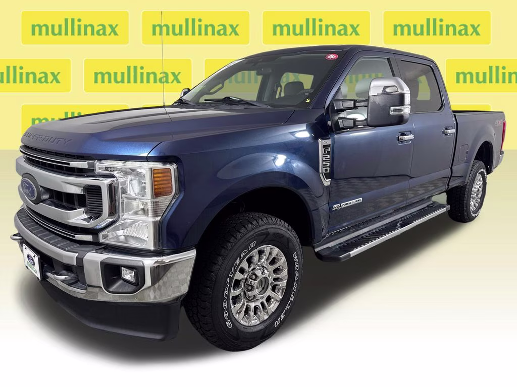 2020 Blue Jeans Metallic Ford Super Duty F-250 SRW XLT 4X4 Truck