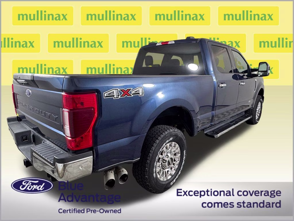 2020 Blue Jeans Metallic Ford Super Duty F-250 SRW XLT 4X4 Truck