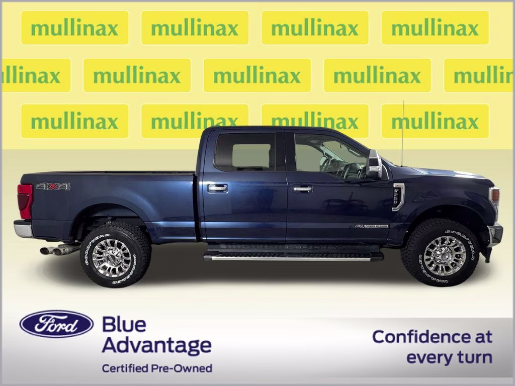 2020 Blue Jeans Metallic Ford Super Duty F-250 SRW XLT 4X4 Truck