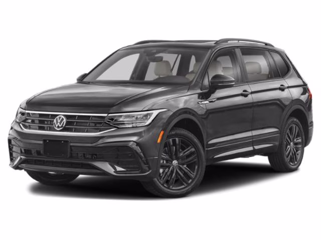 2022 Platinum Gray Metallic Volkswagen Tiguan 2.0T SE R-Line Black FWD SUV