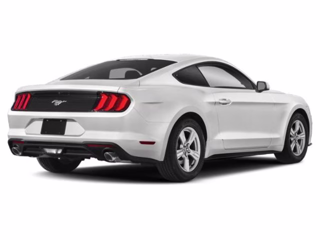 2019 White Ford Mustang RWD Coupe