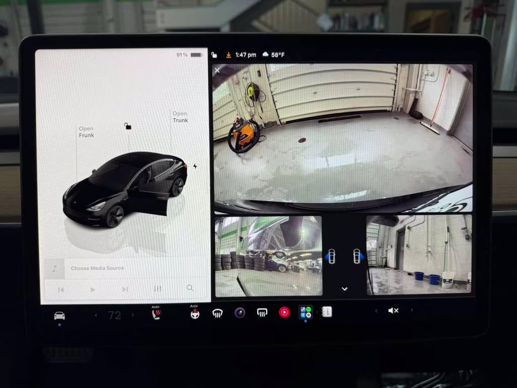 2023 Solid Black Tesla Model 3 Base RWD Sedan