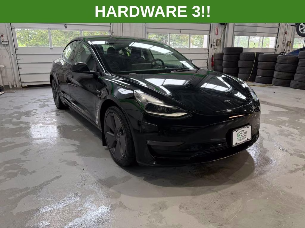 2023 Solid Black Tesla Model 3 Base RWD Sedan
