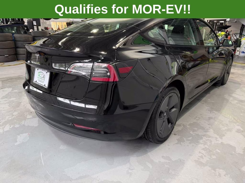 2023 Solid Black Tesla Model 3 Base RWD Sedan