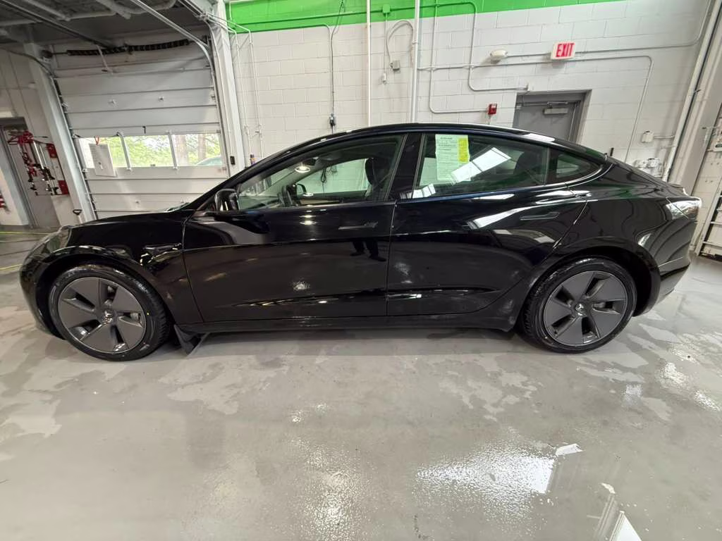 2023 Solid Black Tesla Model 3 Base RWD Sedan