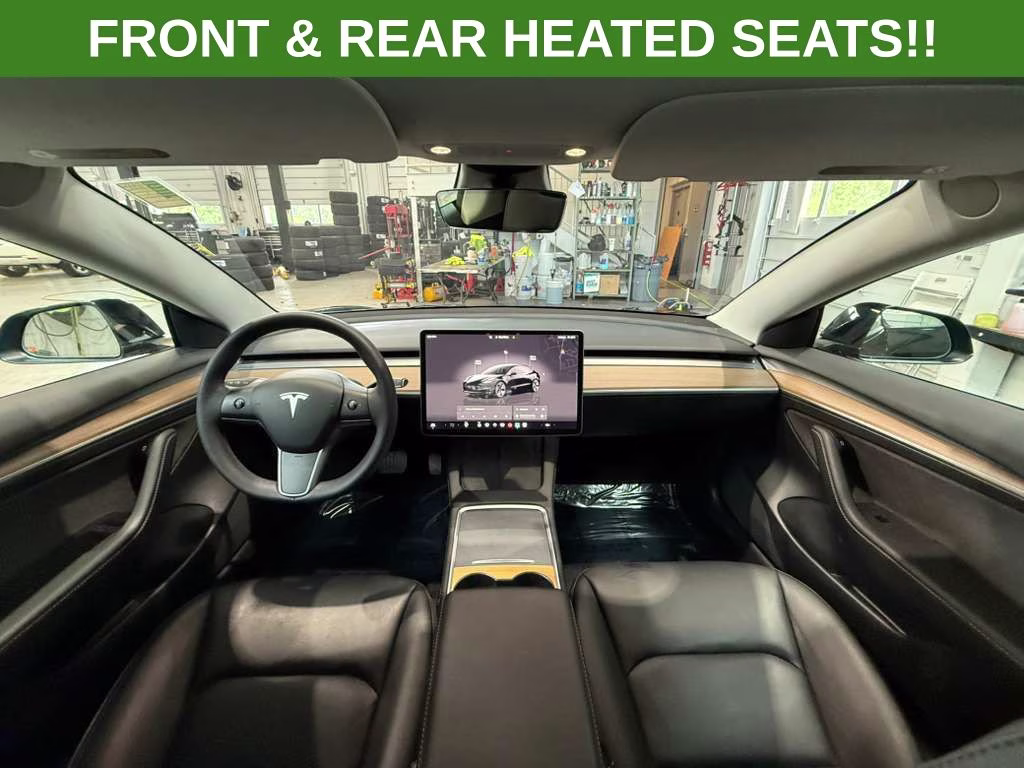 2023 Solid Black Tesla Model 3 Base RWD Sedan