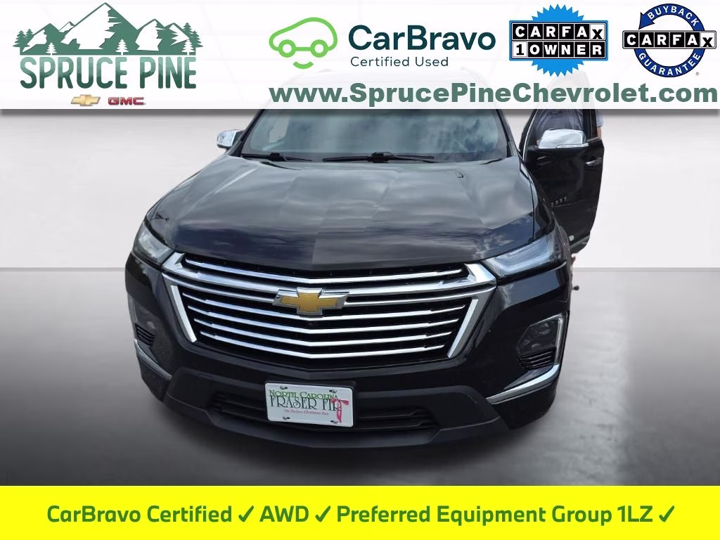 2023 Mosaic Black Metallic Chevrolet Traverse Premier AWD SUV