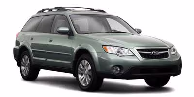 2009 White Subaru Outback 2.5i AWD Crossover