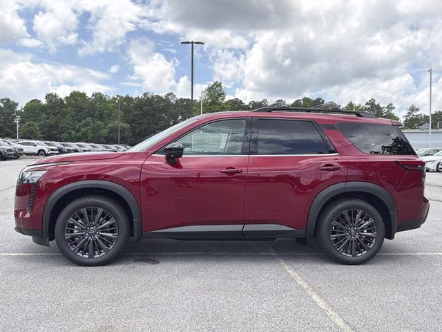 2026 Scarlet Ember Tintcoat Nissan Pathfinder SL FWD SUV