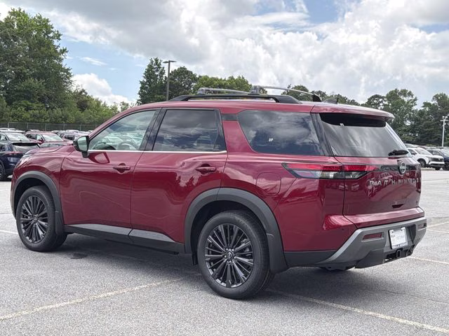 2026 Scarlet Ember Tintcoat Nissan Pathfinder SL FWD SUV