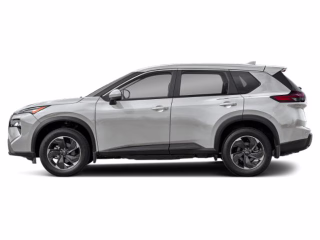 2025 Brilliant Silver Metallic Nissan Rogue SV AWD SUV