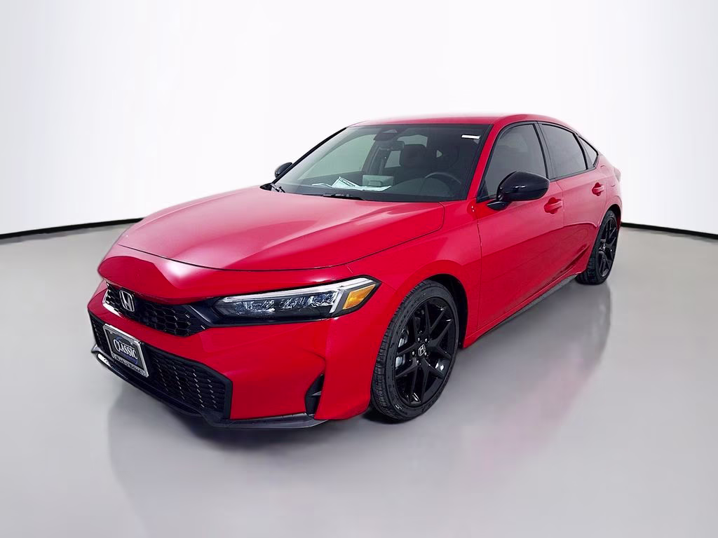 2026 Rallye Red Honda Civic Sport FWD Hatchback