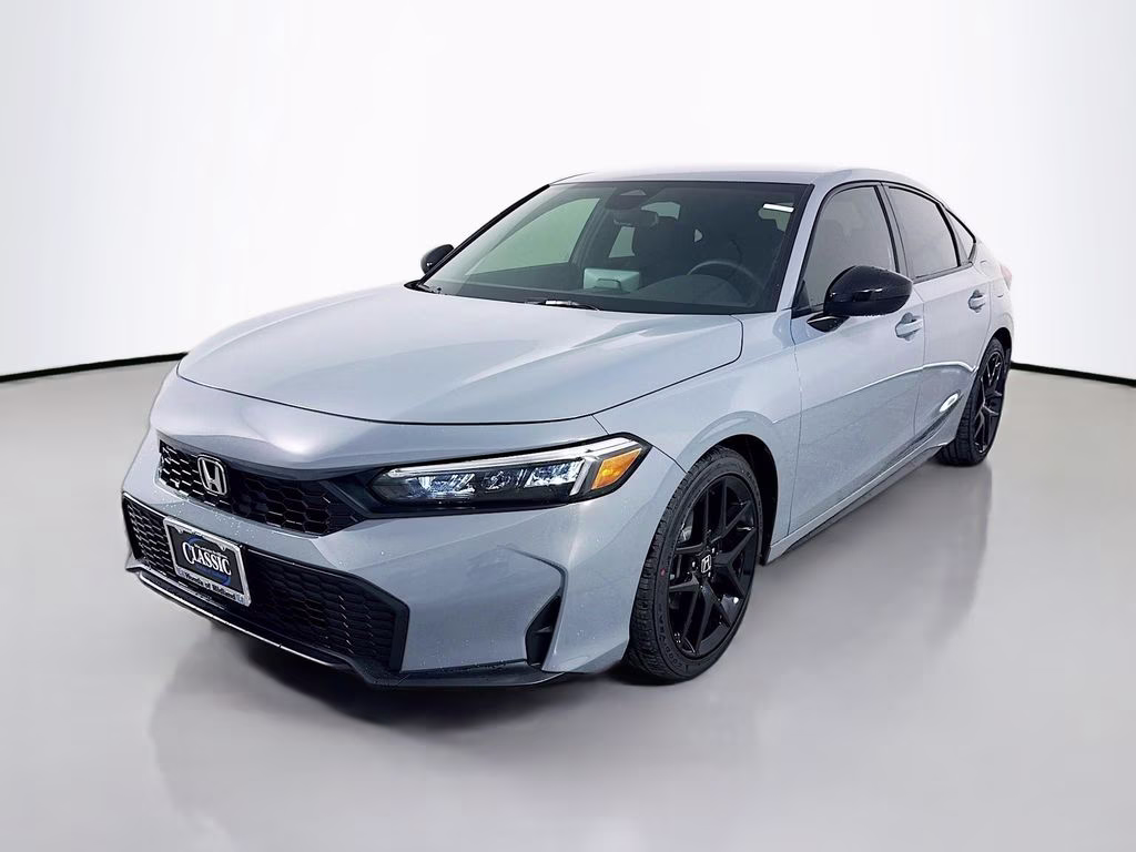 2026 Urban Gray Pearl Honda Civic Sport FWD Hatchback