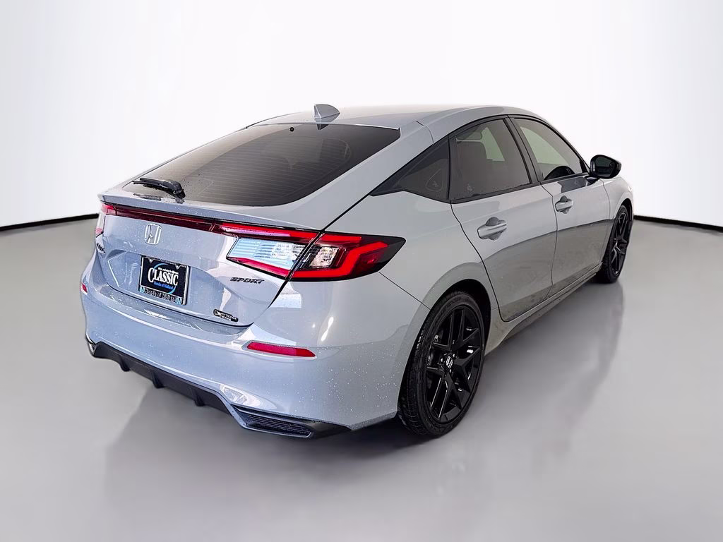 2026 Urban Gray Pearl Honda Civic Sport FWD Hatchback