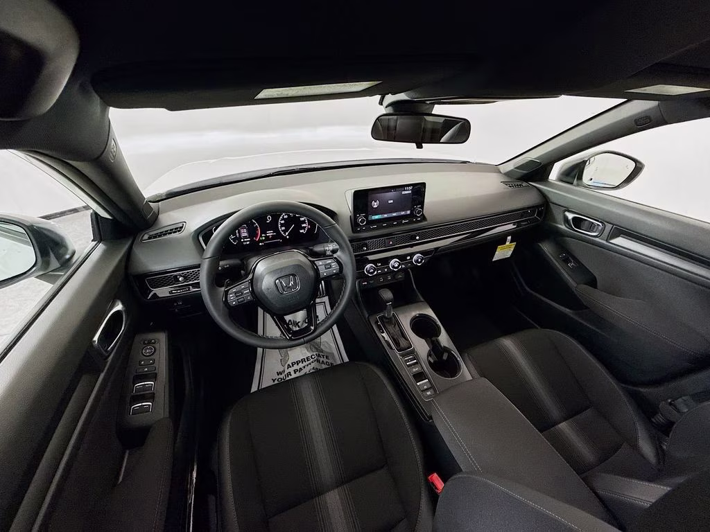 2026 Platinum White Pearl Honda Civic Sport FWD Sedan