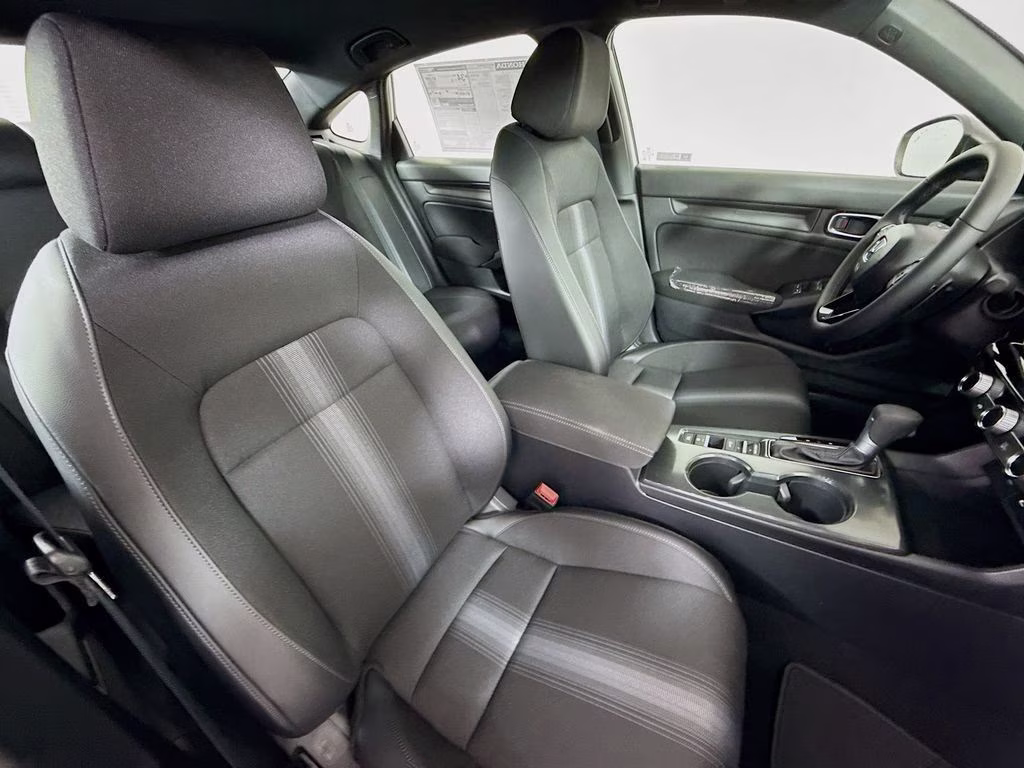 2026 Platinum White Pearl Honda Civic Sport FWD Sedan