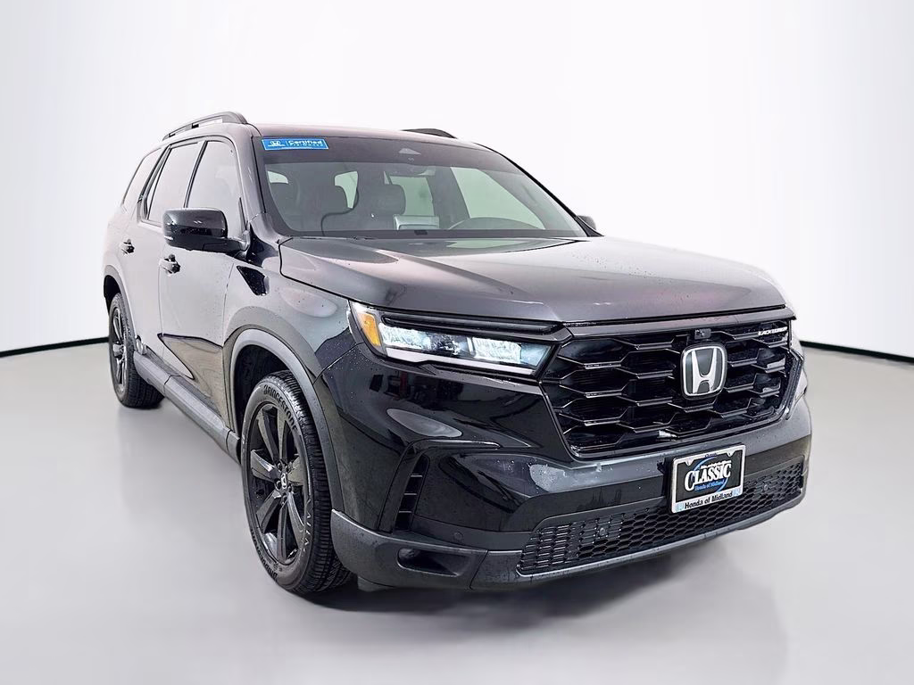 2025 Crystal Black Pearl Honda Pilot Black Edition AWD SUV