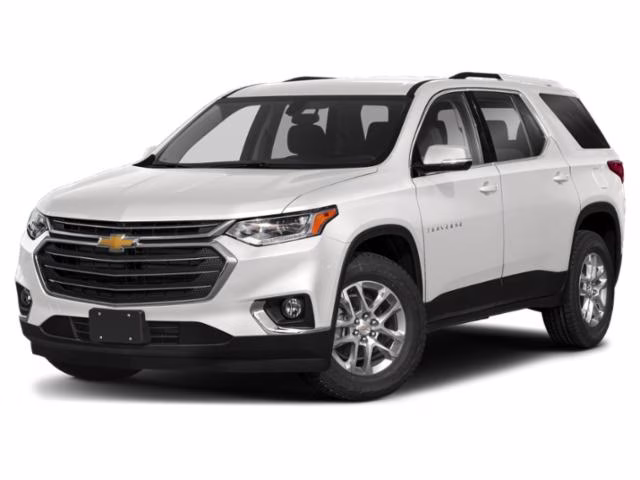 2021 Summit White Chevrolet Traverse LT Leather FWD SUV