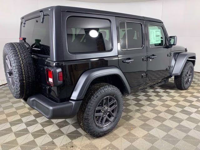 2026 Black Clearcoat Jeep Wrangler 4-Door Sport S 4X4 SUV