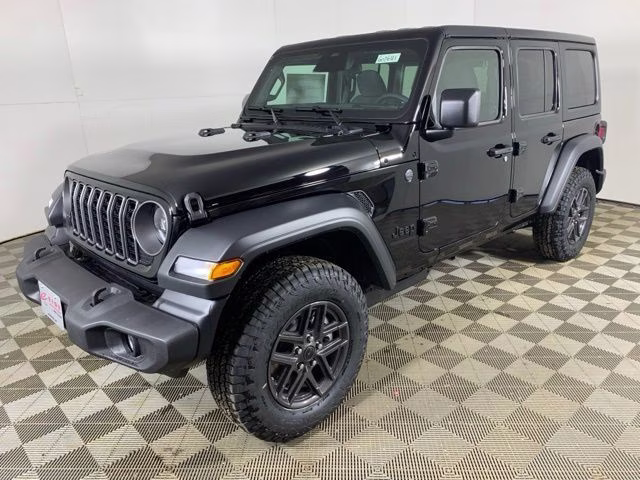2026 Black Clearcoat Jeep Wrangler 4-Door Sport S 4X4 SUV