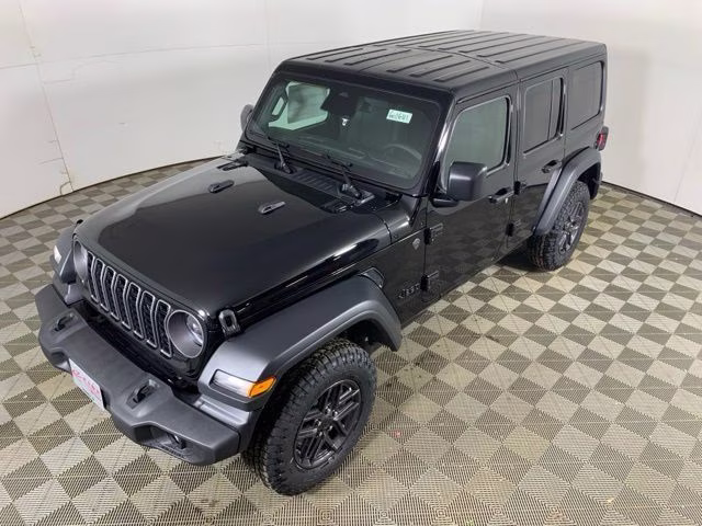 2026 Black Clearcoat Jeep Wrangler 4-Door Sport S 4X4 SUV